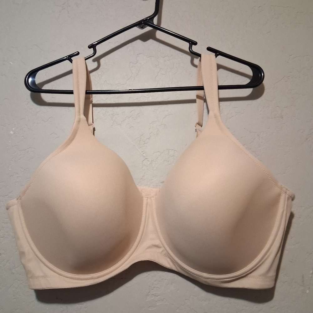 Leading Lady The Brigitte Full Coverage Underwire Bra Sz46D Light Beige